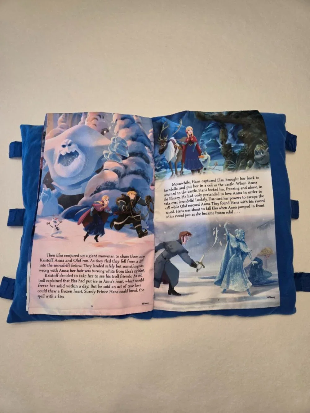 Disney Frozen Follow Your Heart Pillow Book Blue